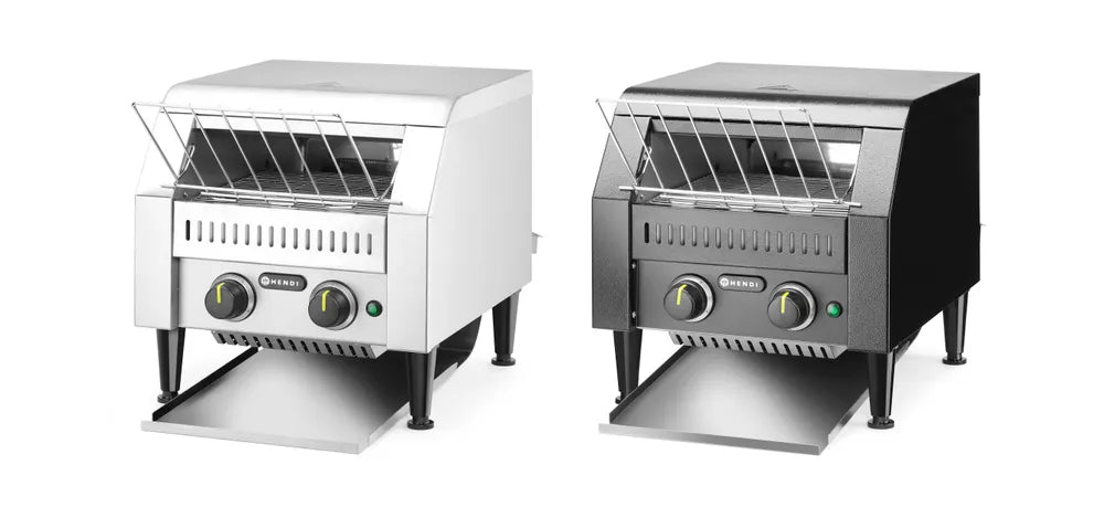 Durchlauf-Toaster, doppelt, HENDI, Silber, 230V/2240W, 418x365x(H)390mm