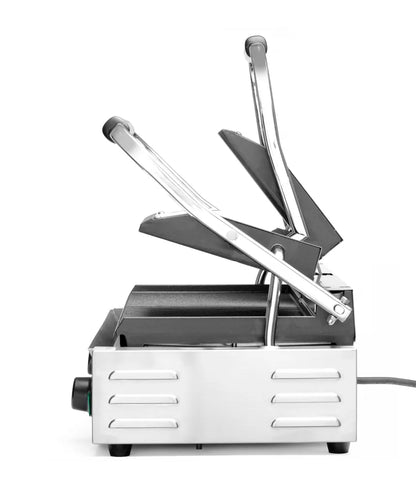 Kontaktgrill - Doppelversion, gerillte Ausführung, HENDI, oben und unten gerillt, 230V/3600W, 570x375x(H)216mm