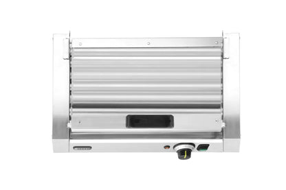 Rollengrill, 1-Zone mit Energiesparabdeckung, HENDI, 7 Rollen, 230V/620W, 566x375x(H)259mm