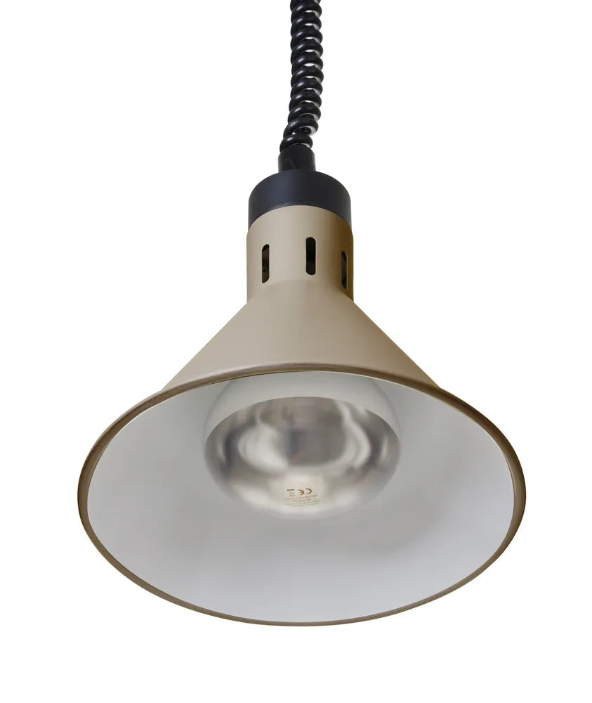Höhenverstellbare Wärmelampe, konisch, HENDI, Beige, 230V/250W, ⌀275x(H)250mm