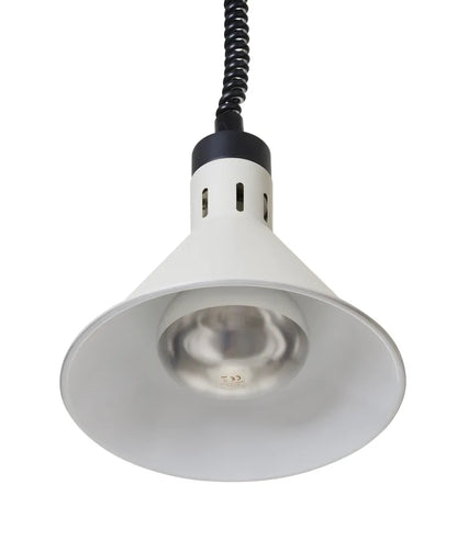 Höhenverstellbare Wärmelampe, konisch, HENDI, Weiß, 230V/250W, ⌀275x(H)250mm