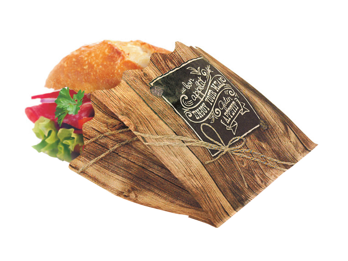 Snackbeutel Fettbarriere Enjoy Green 120x50x90mm - 2000 Stück