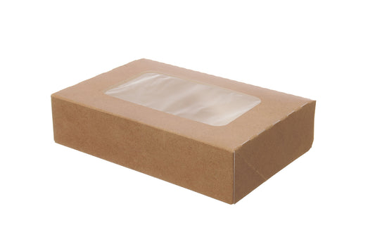 Transport Karton mit Sichtfenster 36x25x8cm - 100 Stück