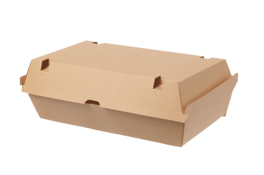 Lunchbox Wellpappe 204x107x77mm - 230 Stück