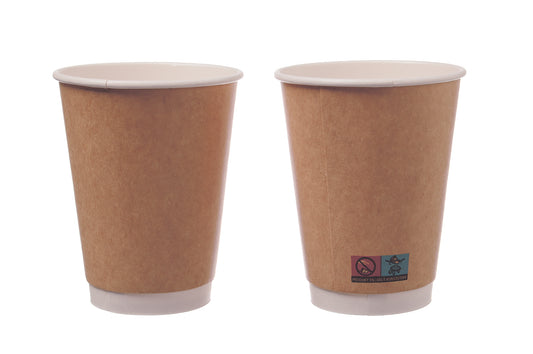 Kaffeebecher To Go Doppelwand 0,20l Ø 90mm - 1000 Stück