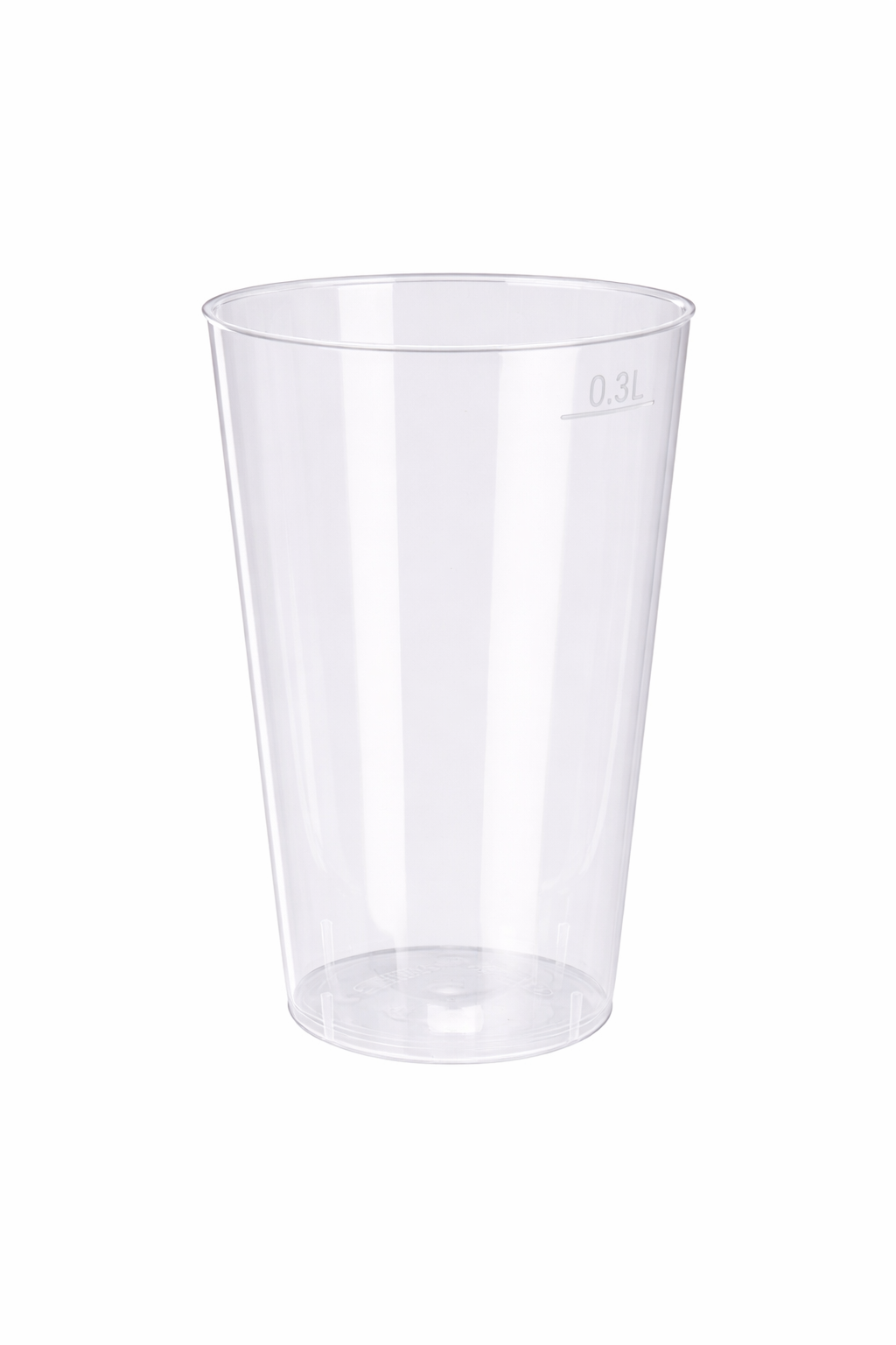 Mehrweg Trinkbecher 0,3l transparent - 500 Stück