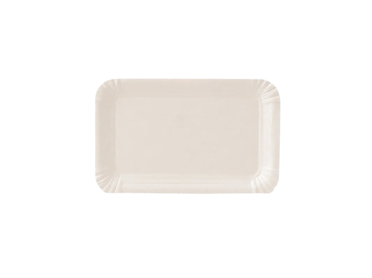 Pappteller eckig weiss Frischfaser 16x23cm - 1000 Stück