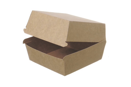 Hamburger Burger Box Pappe 110x110x80mm - 200 Stück
