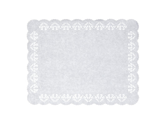 Tortenspitzen eckig 36x46cm weiss - 2000 Stück