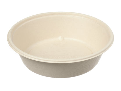 Einweg Salatschale mit Deckel 900ml braun Bagasse - 500 Stück