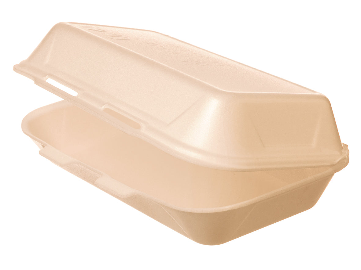 Lunchbox XPS IP9 1624 beige 185x155x75mm - 500 Stück