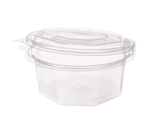 Salat Klappboxen 8-eckig 500ml 116x116x64mm - 500 Stück