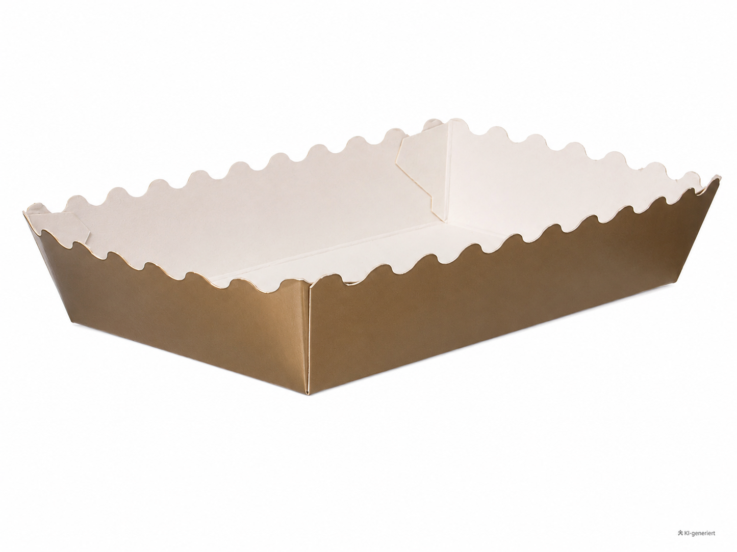 Gebäckschale Keksschale Pappe Weihnachten 148x123x30mm - 500 Stück