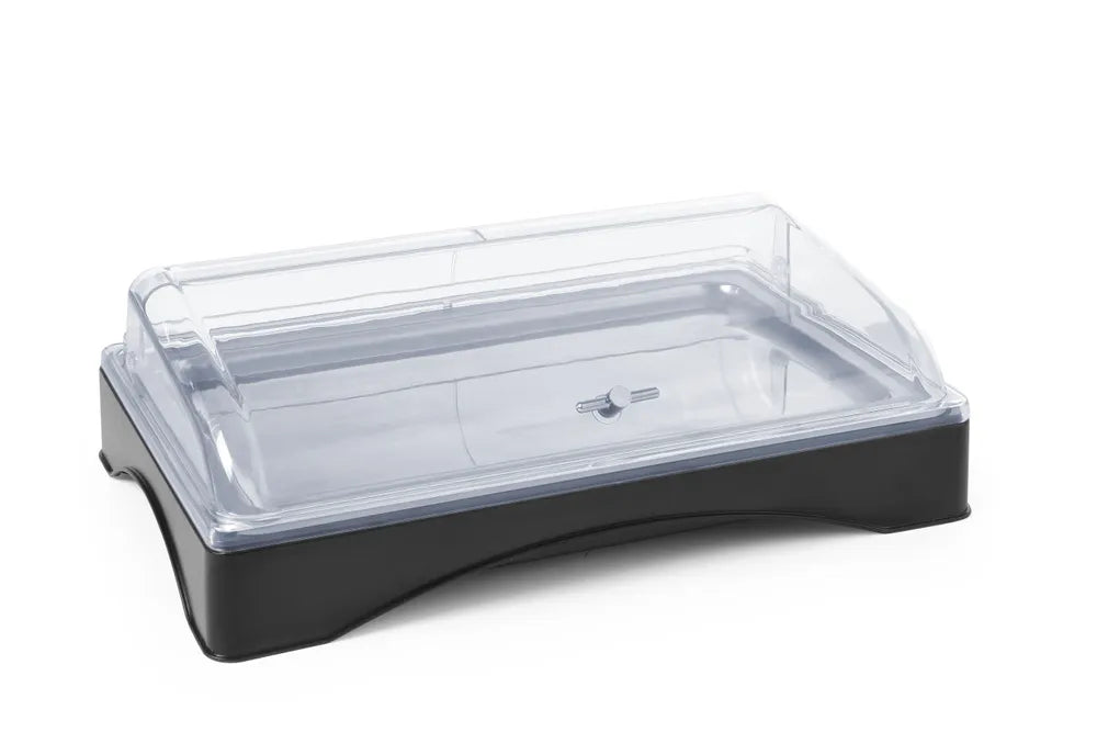 Rolltop-Display gekühlt - GN 1/1, HENDI, Set inkl. Kühlelement, 555x357x(H)175mm