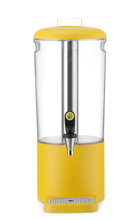 Saftspender UNIQ, HENDI, designed by Robert Bronwasser, 8L, Gelb, 318x216x(H)532mm