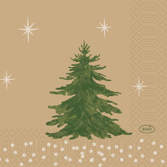 Servietten 24x24cm 3-lagig 1/4 Falz Humble Trees