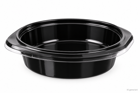 Mehrweg Suppen Schale schwarz 150x45mm - 216 Stück