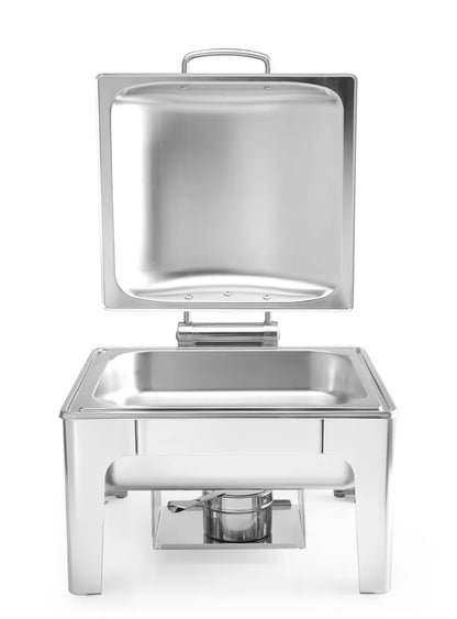 Chafing Dish GN 2/3, satiniert, HENDI, Profi Line, 6L, 395x430x(H)290mm