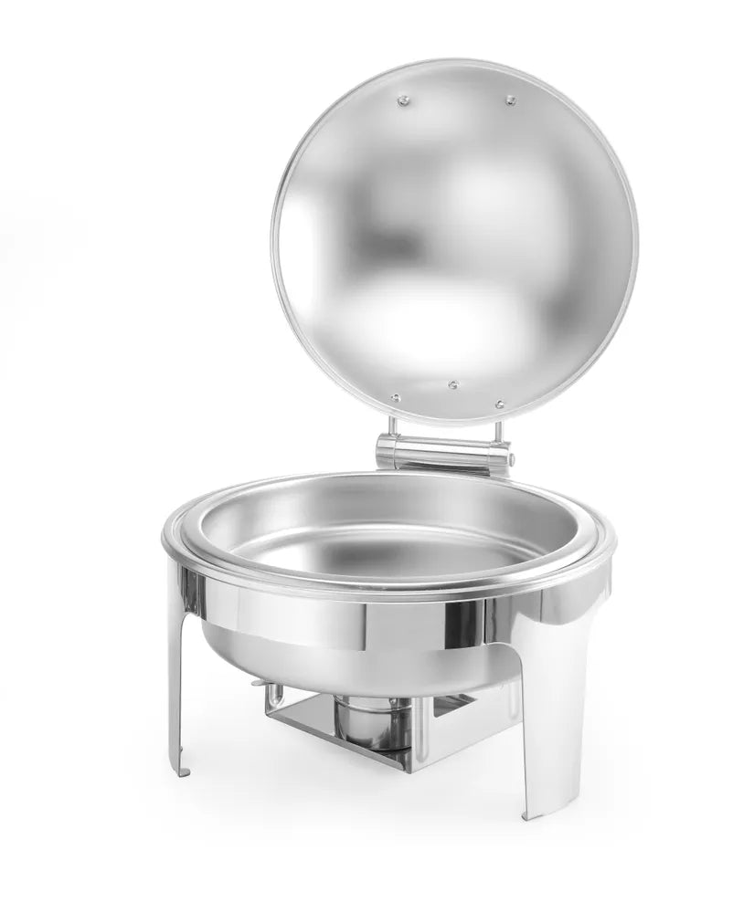 Chafing Dish rund, satiniert, HENDI, Profi Line, 6L, 465x420x(H)320mm