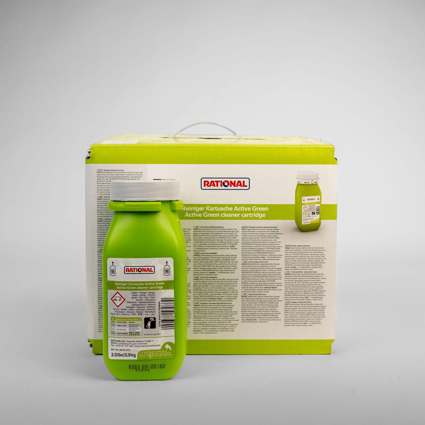 RATIONAL Reiniger Kartusche Active Green für iCareSystem AutoDose 6 Kartuschen