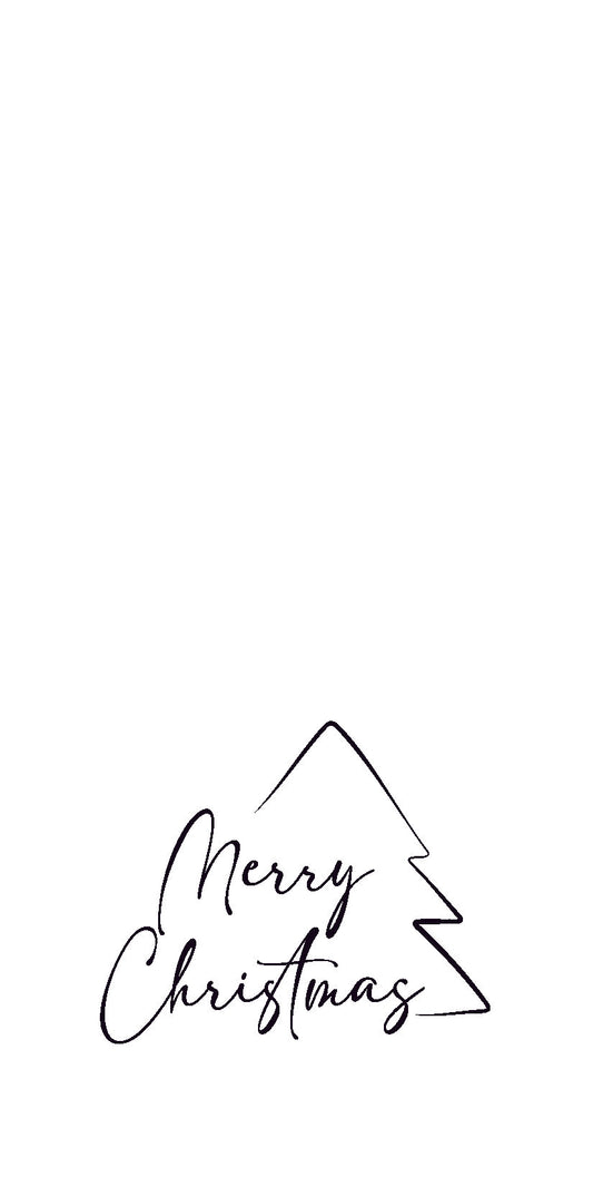 Servietten 33x33cm 2-lagig 1/8 Kopffalz Merry Xmas Tree - 1200 Stück