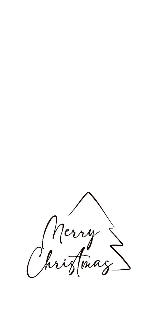 Servietten 33x33cm 2-lagig 1/8 Kopffalz Merry Xmas Tree