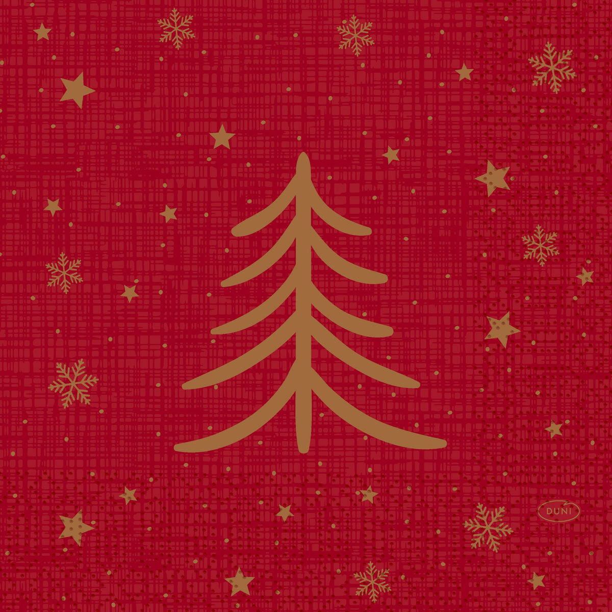 Servietten 33x33cm 3-lagig 1/4 Falz Shimmer Trees - 50 Stück