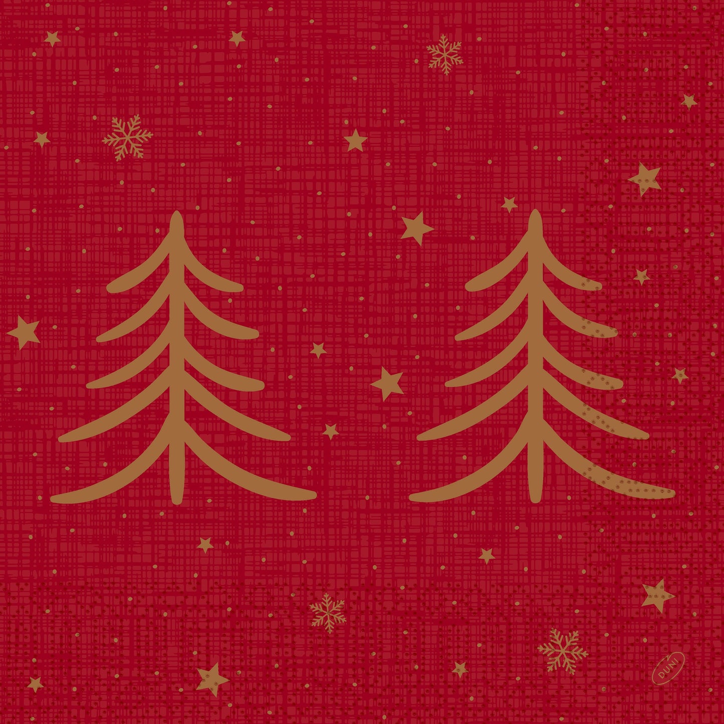 Servietten 40x40cm 3-lagig 1/4 Falz Shimmer Trees - 1000 Stück