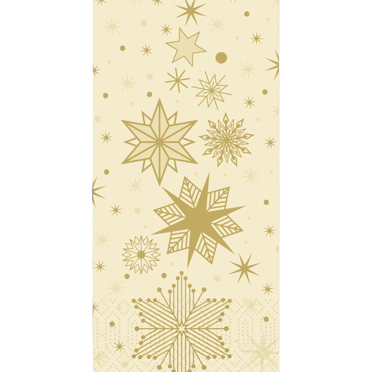 Servietten 40x40cm 3-lagig 1/8 Falz Stargazing Cream