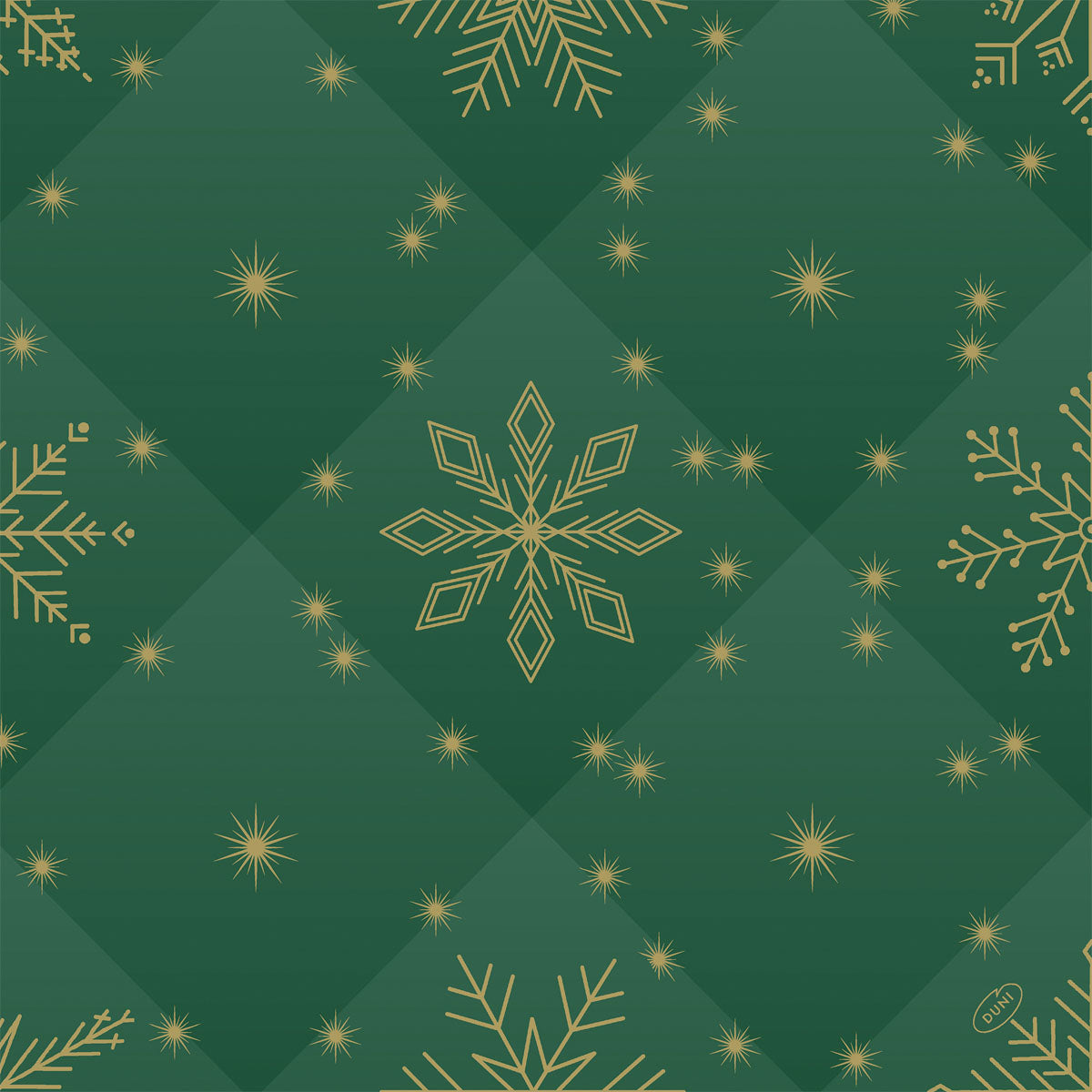 Bio Soft Servietten 40x40cm 1/4 Falz Rhombus Green - 360 Stück