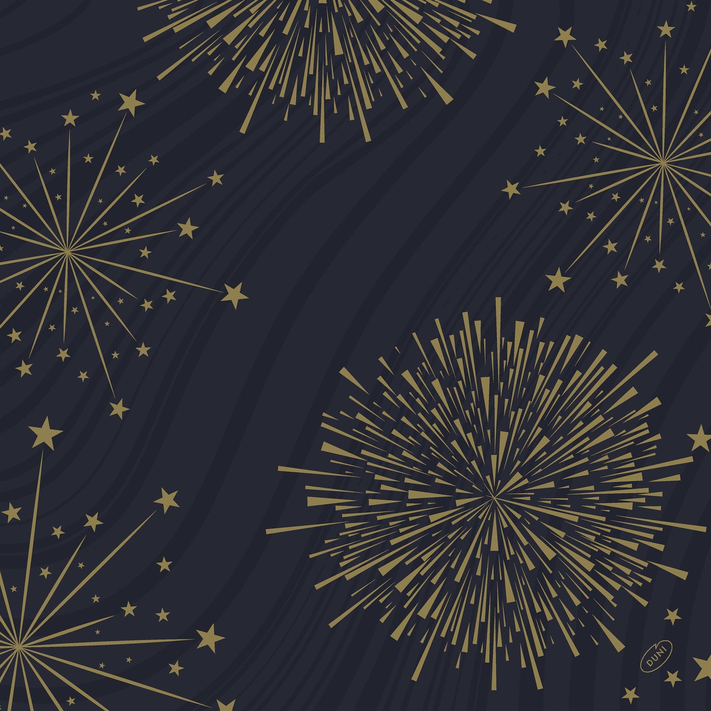 Bio Soft Servietten 40x40cm 1/4 Falz Sparkly Black - 360 Stück