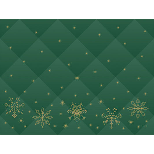 Papier Tischsets 30x40cm Rhombus Green