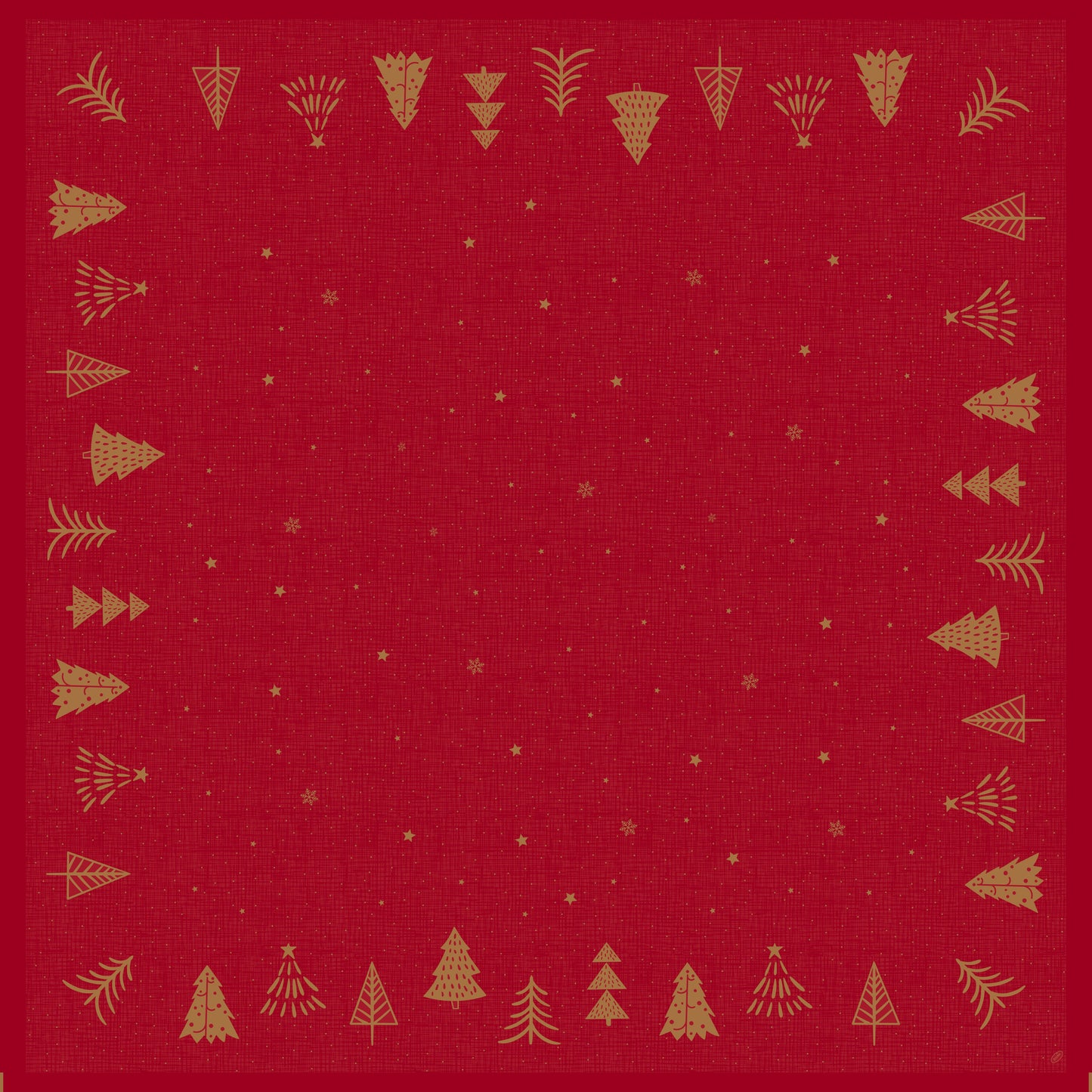 Einweg Dunisilk Tischdecken 84x84cm Shimmer Trees - 100 Stück