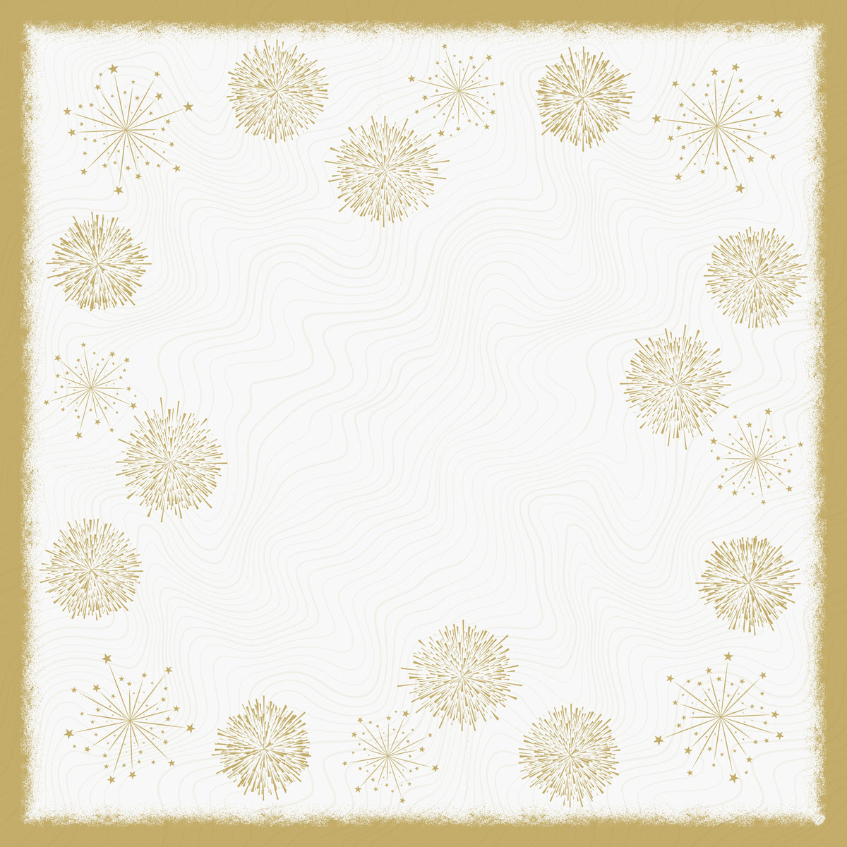 Einweg Dunicel Bio Tischdecken 84x84cm Sparkly White - 20 Stück