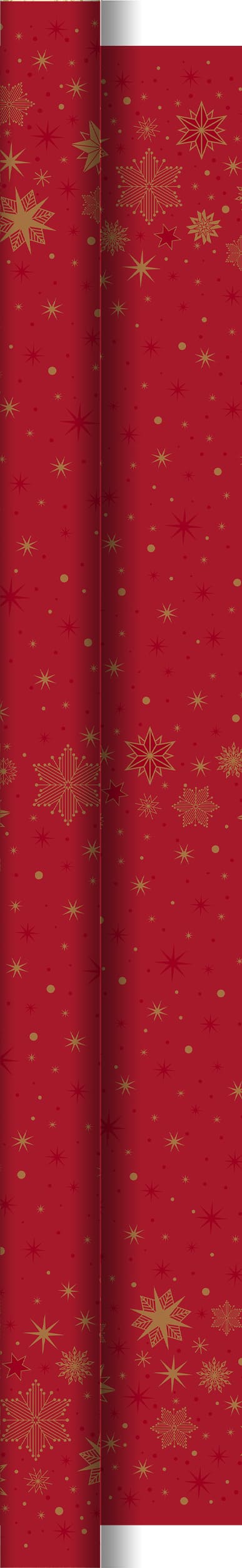 Dunicel Tischdecken Rollen, 18x25m Stargazing Red