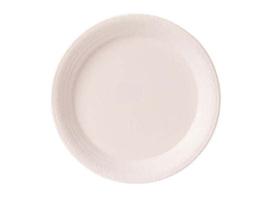 Einweg Teller Bagasse ungeteilt 22,5cm - 600 Stück