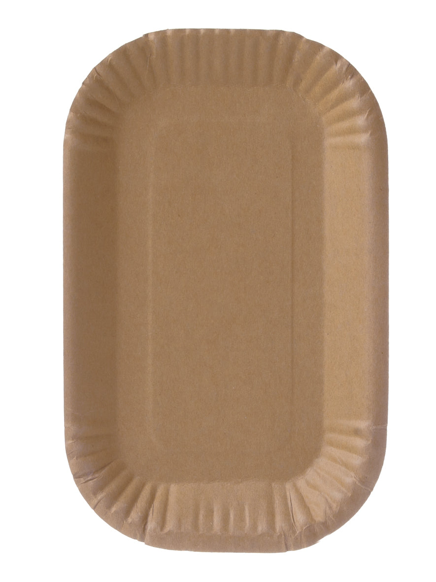 Bio Pappschale Pommesschale braun 15x23x2cm - 1000 Stück