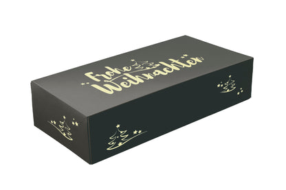 Stollenkarton Geschenkkarton Weihnachten 260x120x75mm - 150 Stück