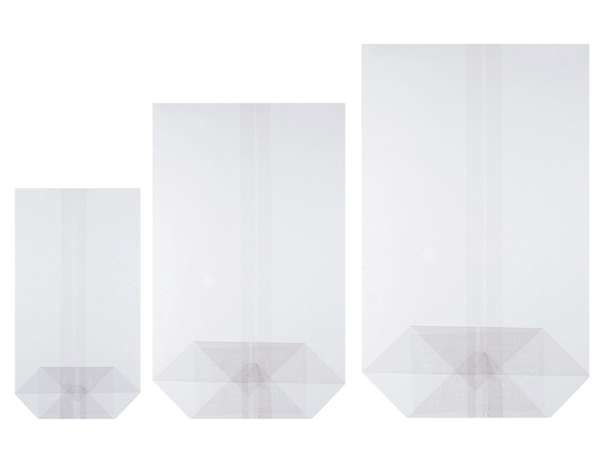 Bodenbeutel Kekstüte Cellophan 85x145+32mm - 1000 Stück