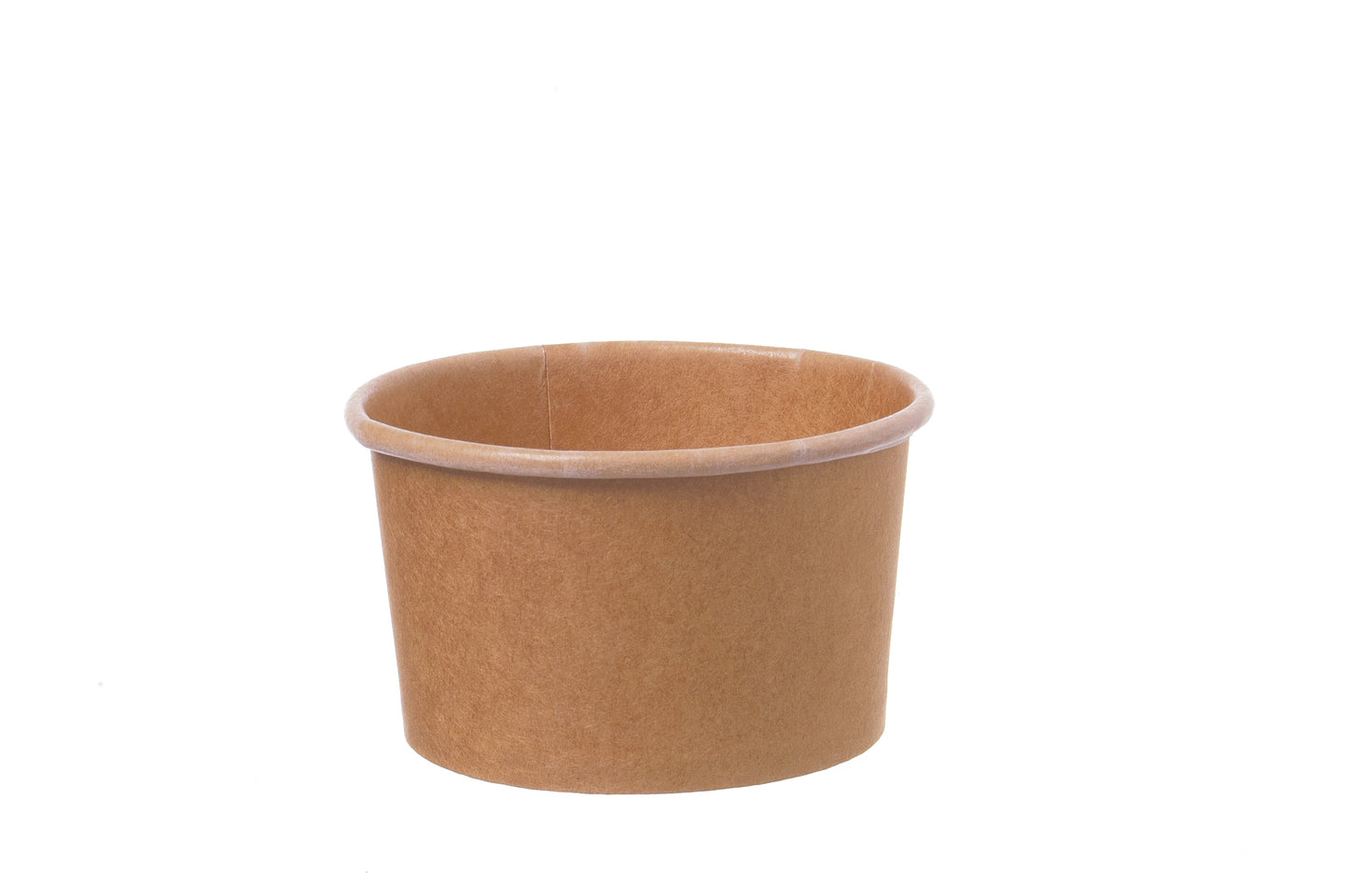 Eisbecher Pappe braun 240ml - 1000 Stück