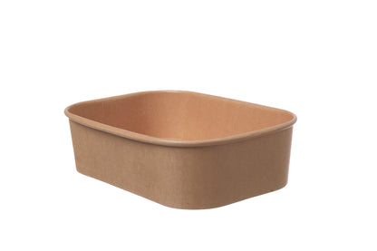 Salatschale rechteckig 500ml 171x118x42mm inkl. Deckel  - 300 Stück