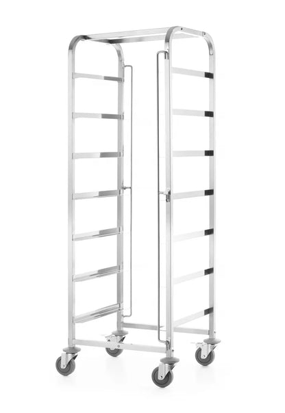 Transportwagen für Spülmaschinenkörbe - 7 Körbe à 500x500 mm, HENDI, 615x560x(H)1710mm