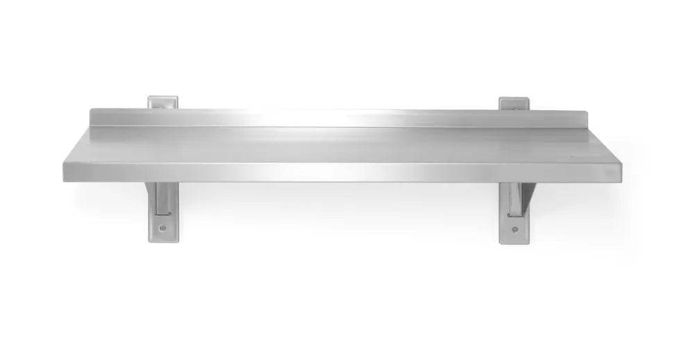 Wandablage einstellbar, einfach, mit 2 Halterungen, HENDI, 1200x300x(H)600mm