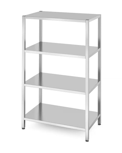 Lagerregal mit 4 Regalen – verschraubt, HENDI, Kitchen Line, 1000x600x(H)1800mm
