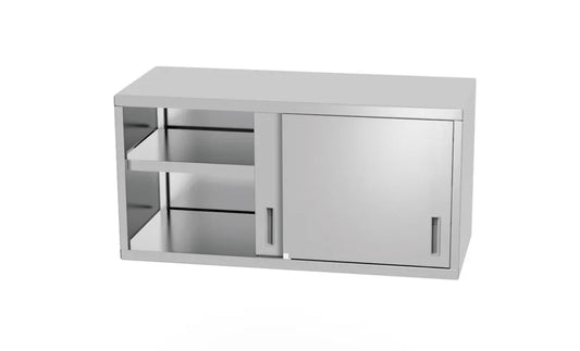 Wandschrank – verschweißt, mit Schiebetüren, HENDI, Profi Line, 800x300x(H)600mm