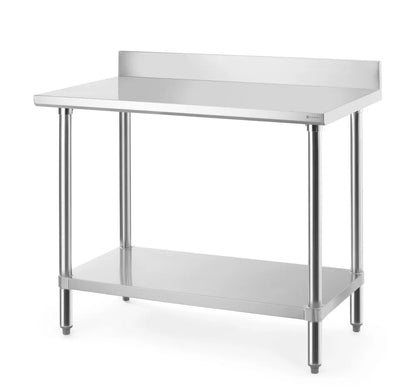 Arbeitstisch mit Aufsatz, HENDI, Budget Line, 1800x600x(H)950mm