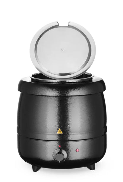 Suppenkessel, HENDI, Kitchen Line, 8L, Schwarz, 230V/400W, ⌀330x(H)363mm