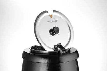 Suppenkessel, HENDI, Kitchen Line, 8L, Schwarz, 230V/400W, ⌀330x(H)363mm