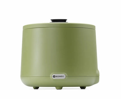 Suppenkessel UNIQ, HENDI, designed by Robert Bronwasser, 8L, Grün, 220-240V/500W, ⌀365x(H)325mm