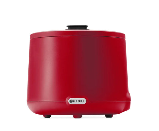 Suppenkessel UNIQ, HENDI, designed by Robert Bronwasser, 8L, Rot, 220-240V/500W, ⌀365x(H)325mm